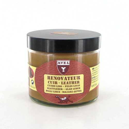 Baume cuir rénovateur noir 275ml Avel